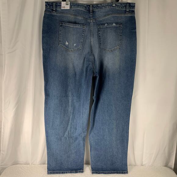 Lane Bryant Women's Plus High Rise Distressed Jeans Size 20 - Picture 3 of 9